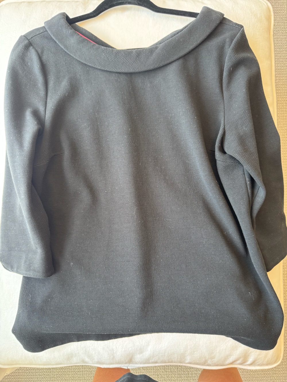 Boden Black Boatneck Women's Top